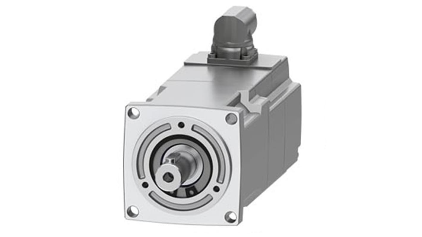 Servomotore Siemens 1FK2203-2AK11-1SA0, sincrono a magnete permanente, 0,26 kW, 6000 giri/min, coppia massima 1,85 Nm.