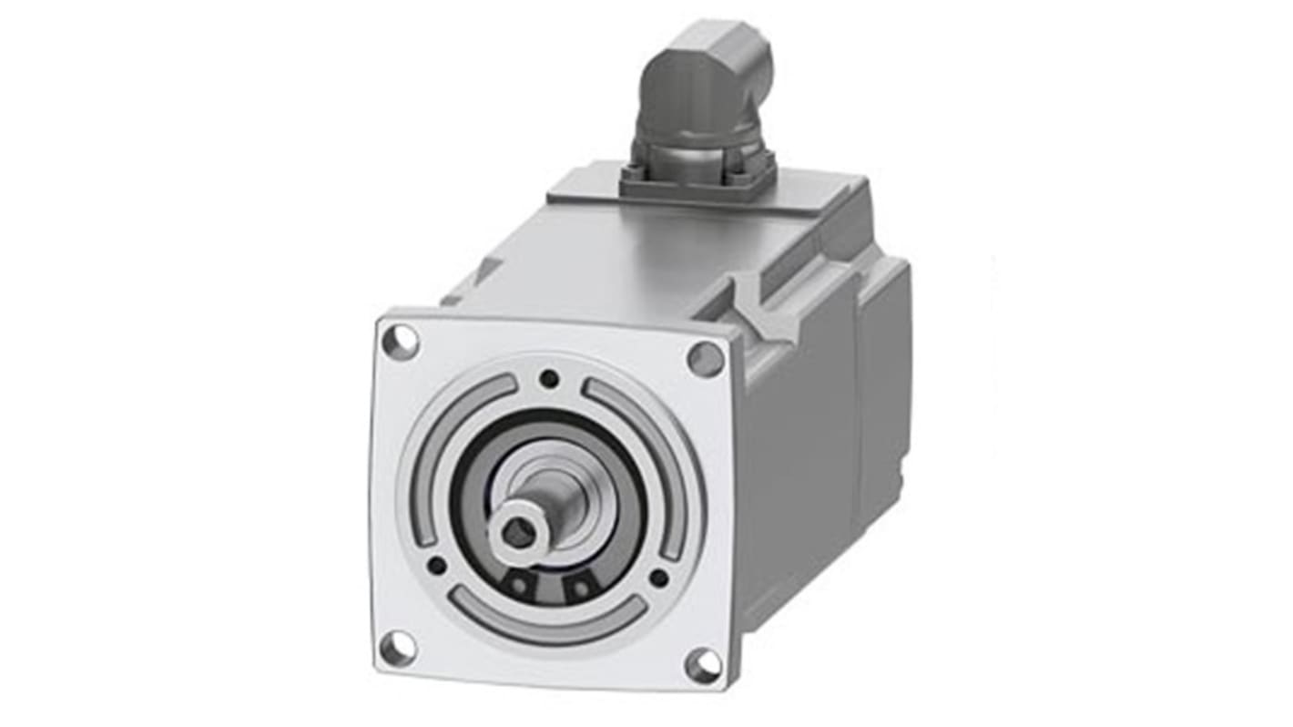 Servomotore Siemens 1FK2203-4AG00-2MA0, sincrono a magnete permanente, 0,4 kW, 3,75 Nm, 3000 giri/min, design compatto.