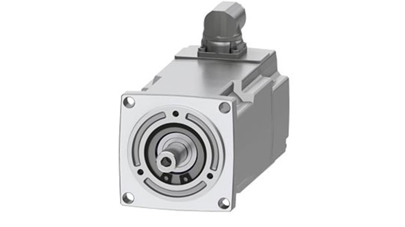 Servomotore Siemens 1FK2203-4AG00-2SA0, sincrono a magnete permanente, 0,4 kW, 3000 giri/min, coppia massima 3,75 Nm.