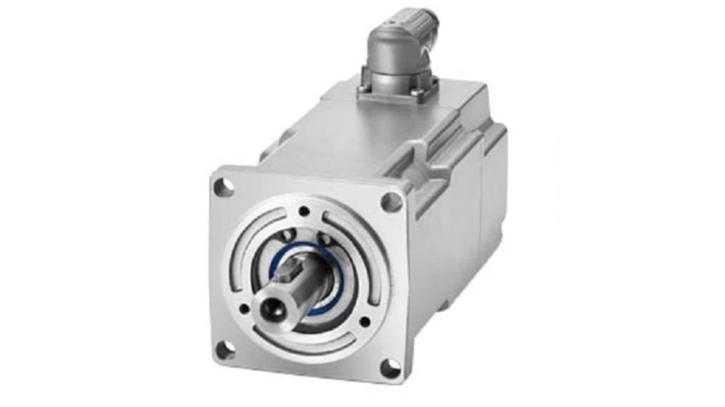 Servomotore Siemens 1FK2203-4AK01-1MA0, sincrono a magnete permanente, 0,43 kW, 6000 giri/min, coppia massima 3,75 Nm.
