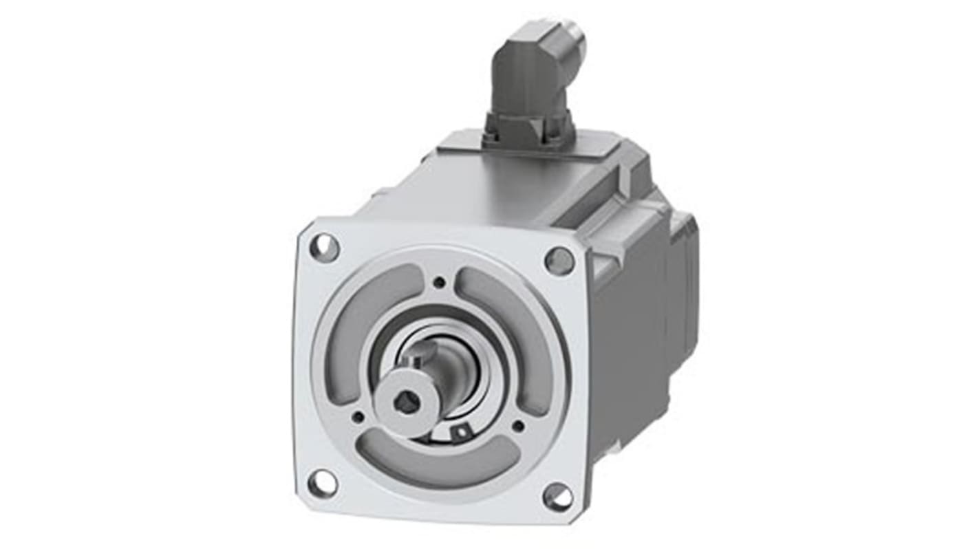 Servomotore Siemens 1FK2204-5AF01-1MA0, motore sincrono compatto, 0,75 kW, 3000 giri/min, coppia massima 7,5 Nm.