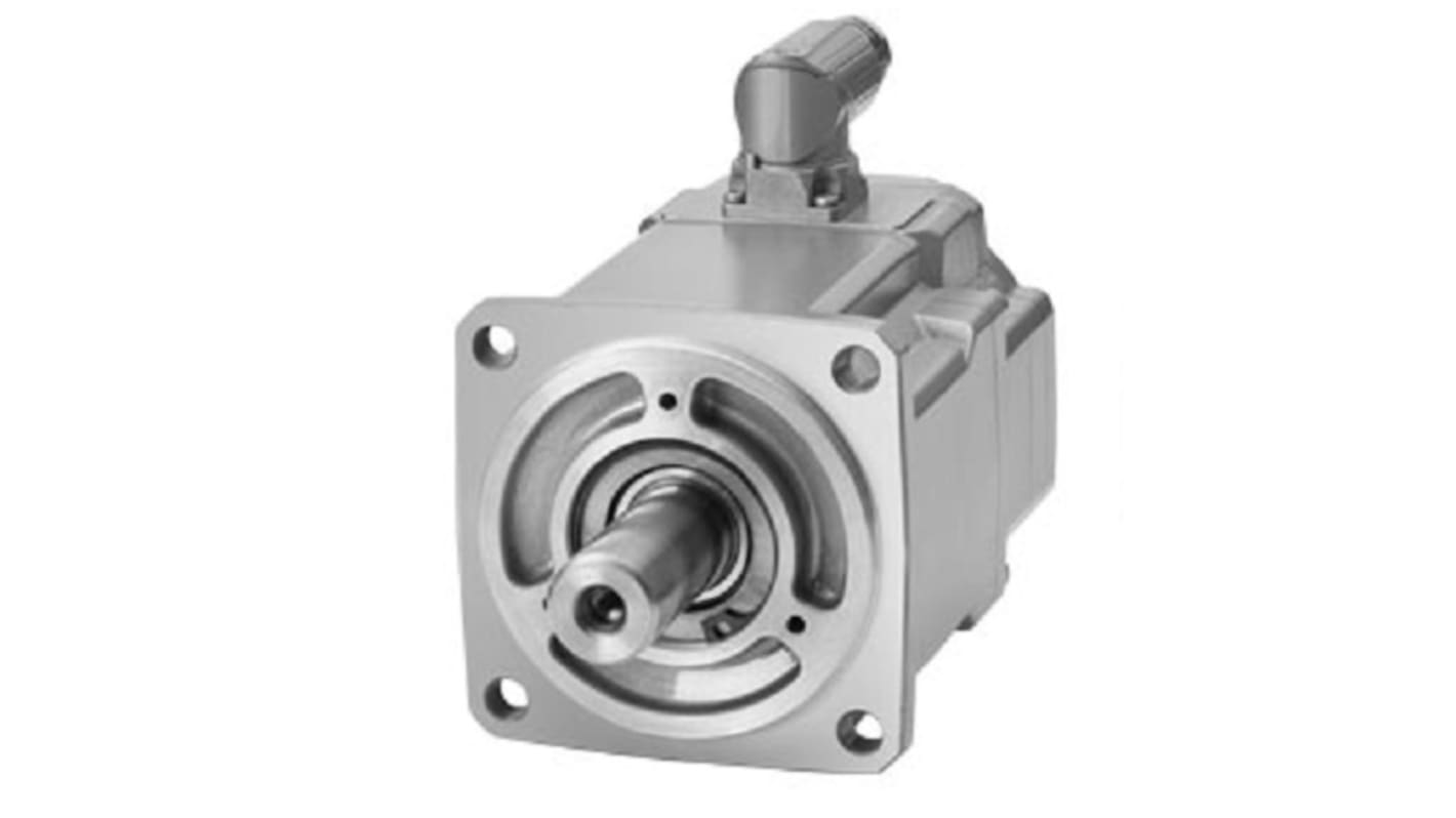 Servomotore Siemens 1FK2204-5AF10-0MA0, sincrono a magnete permanente, 0,75 kW, 3000 giri/min, coppia massima 7,5 Nm.