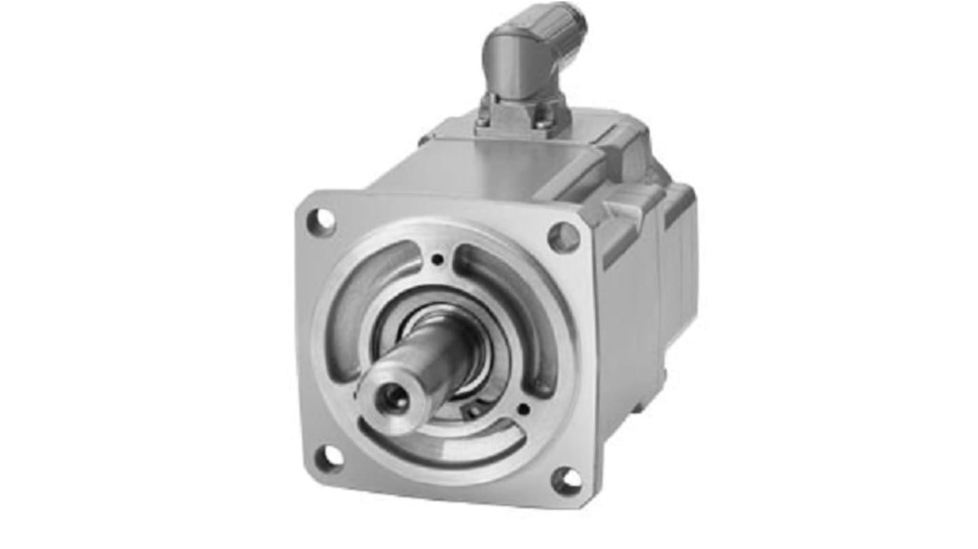 Servomotore Siemens 1FK2204-5AF11-0SA0, motore sincrono a magnete permanente, potenza 0,75 kW, coppia massima 7,5 Nm.
