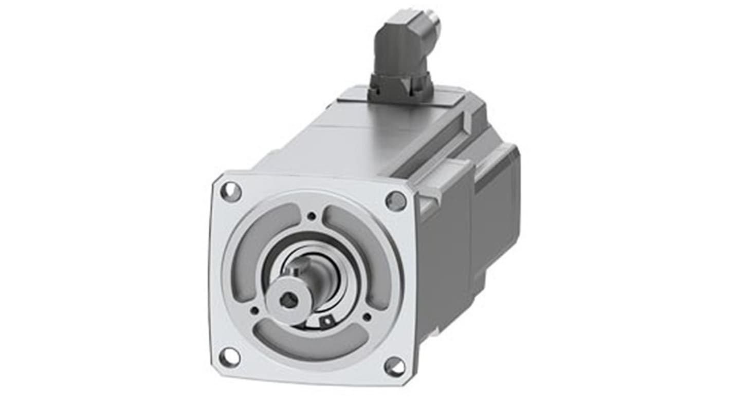 Servomotore Siemens 1FK2204-5AK11-1SA0, sincrono a magnete permanente, potenza 0,57 kW, coppia massima 7,1 Nm, 6000 giri/min.