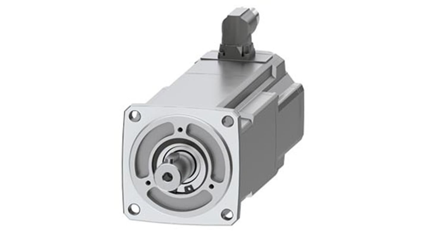 Servomotore Siemens 1FK2204-6AF10-1MA0: 10 Nm, 400-480V, 1 kW, Ø 19mm. Motore sincrono con raffreddamento naturale per applicazioni industriali.