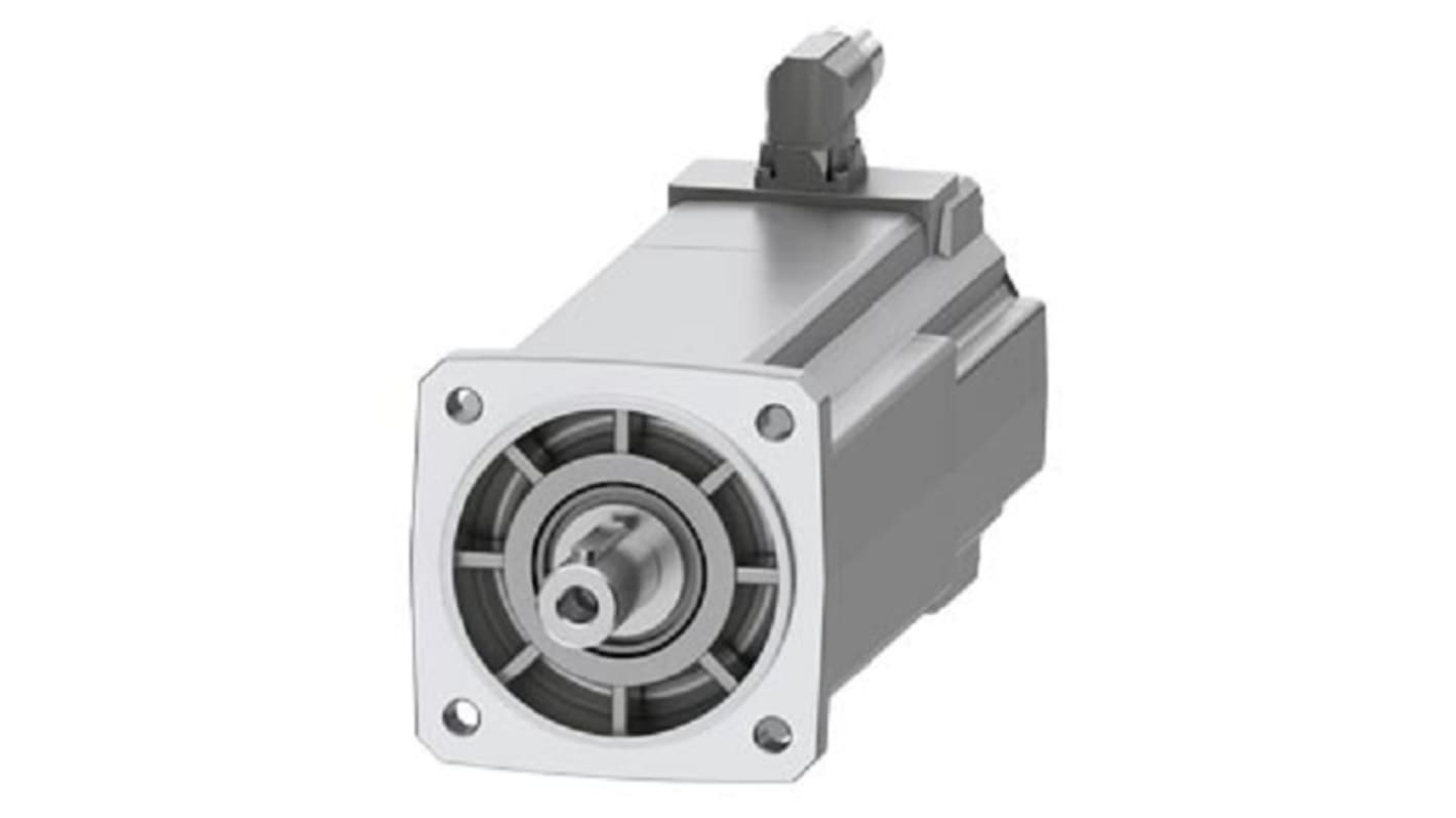 Servomotore Siemens 1FK2205-4AF11-1MA0, motore sincrono 1,45 kW, coppia massima 15 Nm, 3000 giri/min, alimentazione 400-480 V.