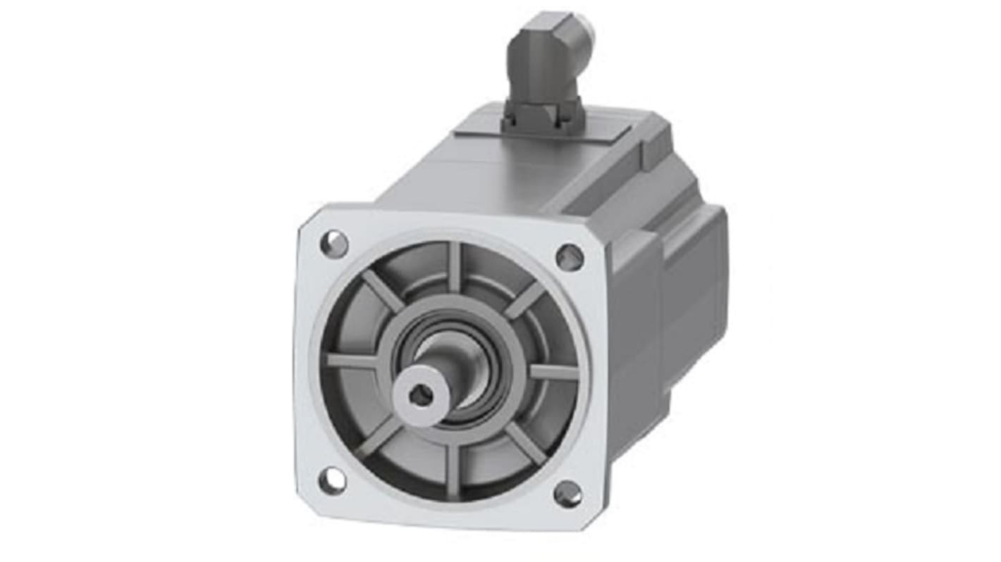 Servomotore Siemens 1FK2206-2AF10-0MA0, sincrono a magnete permanente, 1,71 kW, 3000 giri/min, coppia massima 18 Nm.