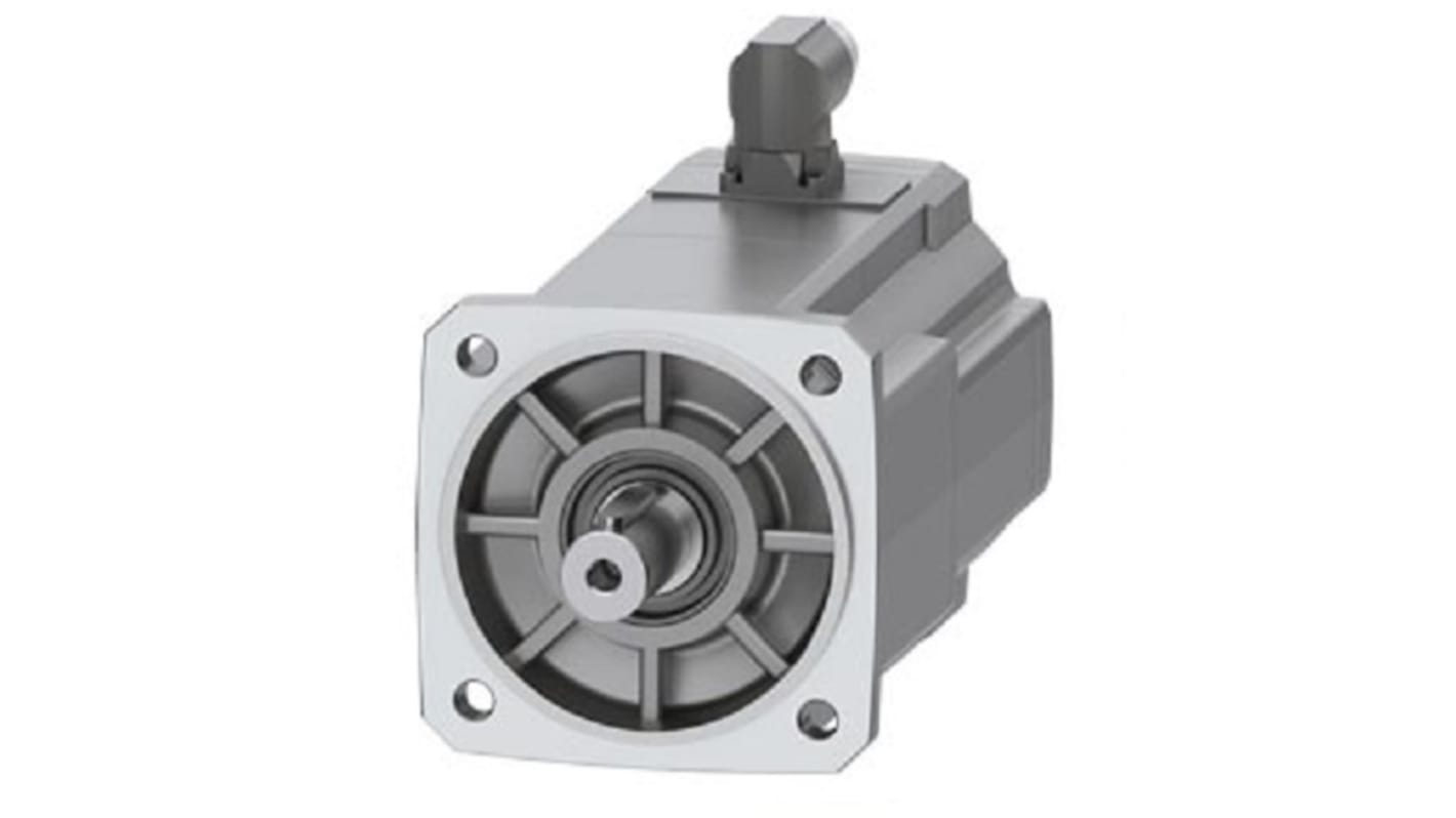 Servomotore Siemens 1FK2206-2AF10-1SA0, motore sincrono a magnete permanente, 1,71 kW, 3000 giri/min, coppia massima 18 Nm.