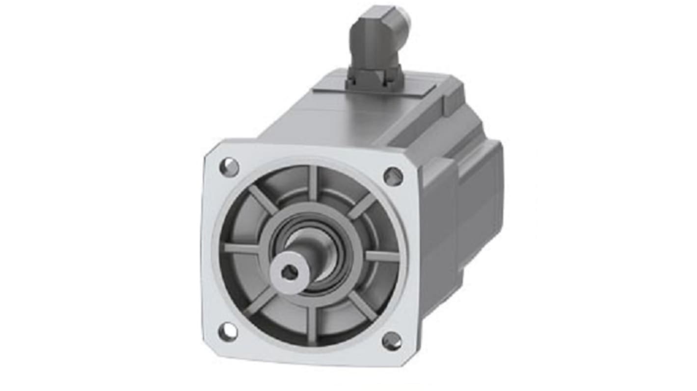 Servomotore Siemens 1FK2206-2AF11-0SA0, motore sincrono a magnete permanente, 1,71 kW, 3000 giri/min, coppia massima 18 Nm.