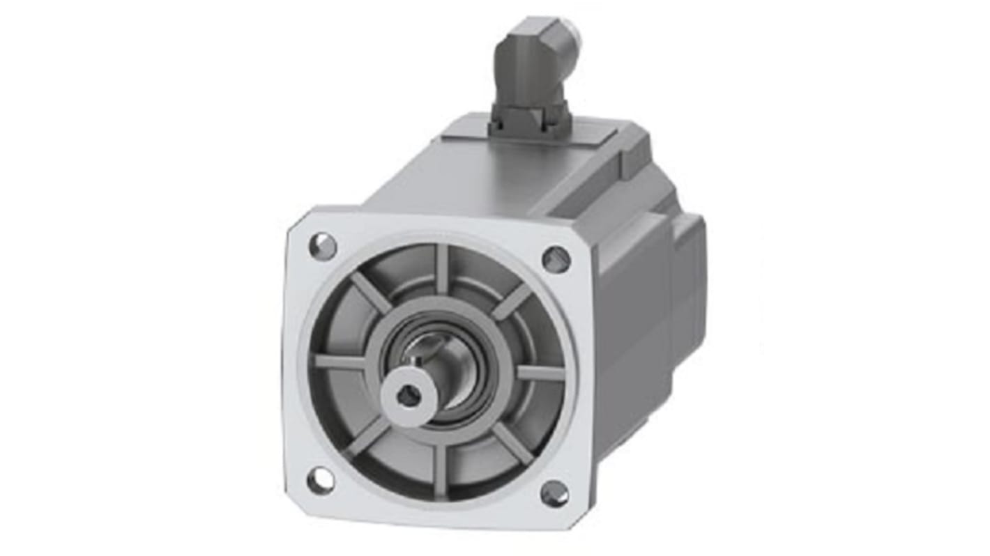 Servomotore Siemens 1FK2206-4AF00-1SA0, motore sincrono 2,85 kW, coppia massima 36 Nm, 3000 giri/min, 400-480 V.