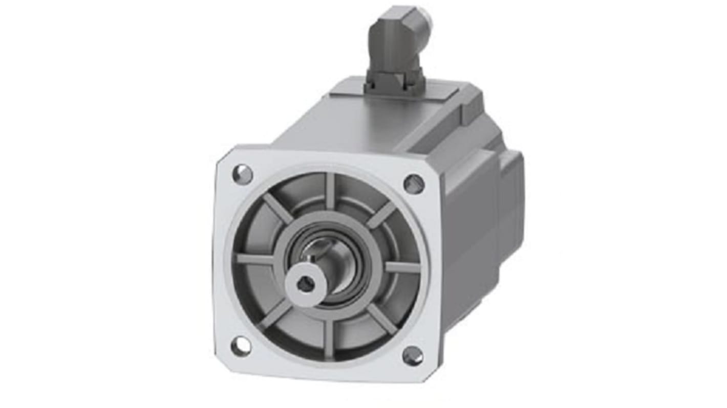 Servomotore Siemens 1FK2206-4AF01-1SA0, motore sincrono 2,85 kW, coppia massima 36 Nm, 3000 giri/min, raffreddamento naturale.
