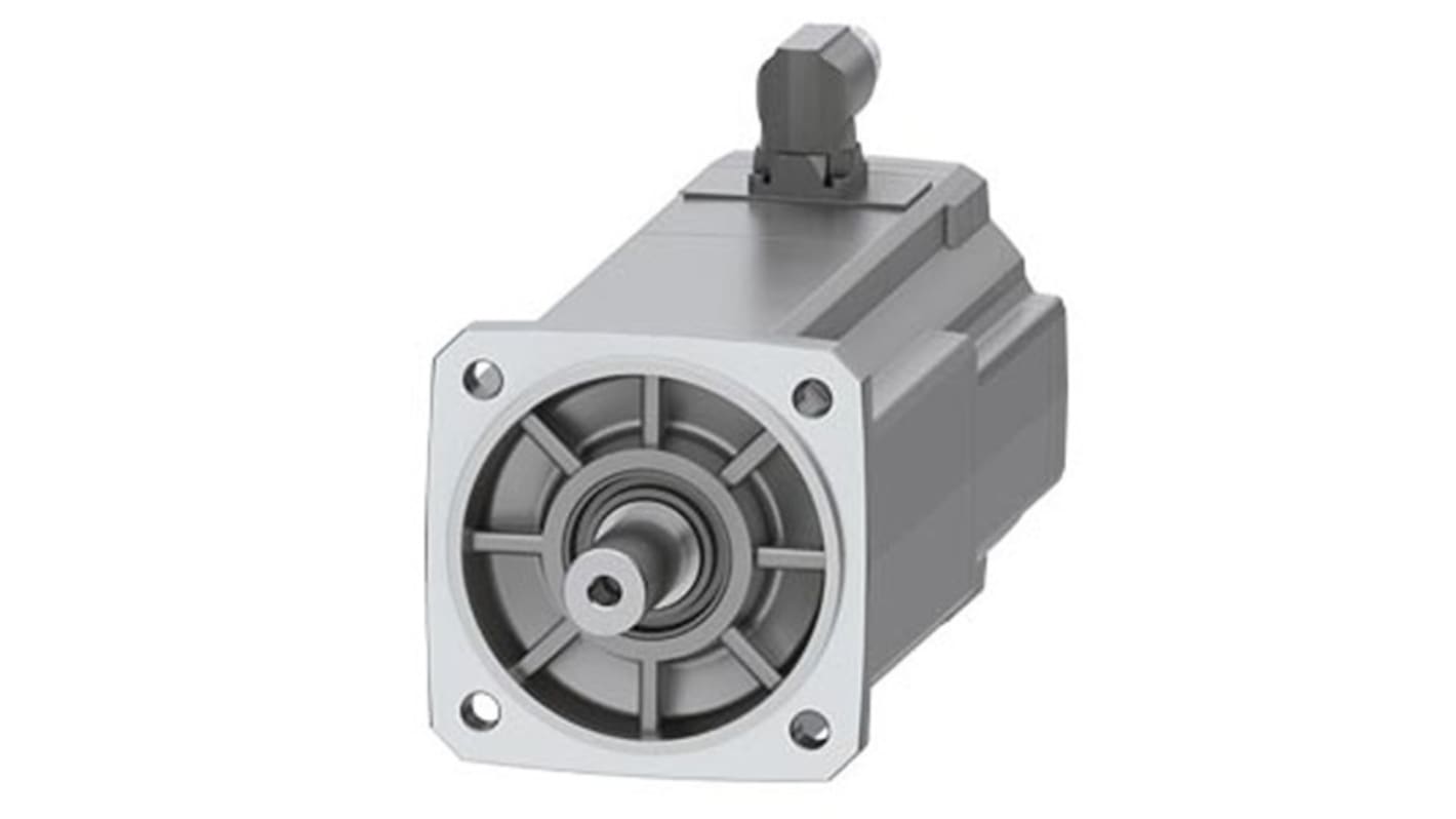 Servomotore Siemens 1FK2206-4AF10-0MA0, motore sincrono 2,85 kW, coppia massima 36 Nm, 3000 giri/min, raffreddamento naturale.