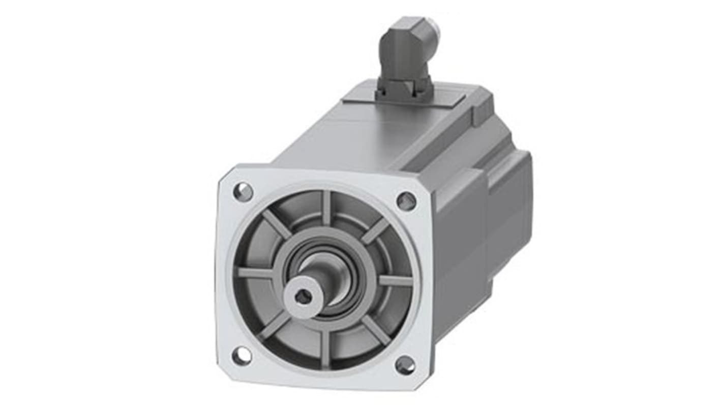 Servomotore Siemens 1FK2206-4AF11-0MA0, sincrono a magnete permanente, 2,85 kW, 36 Nm, 3000 giri/min, raffreddamento naturale.