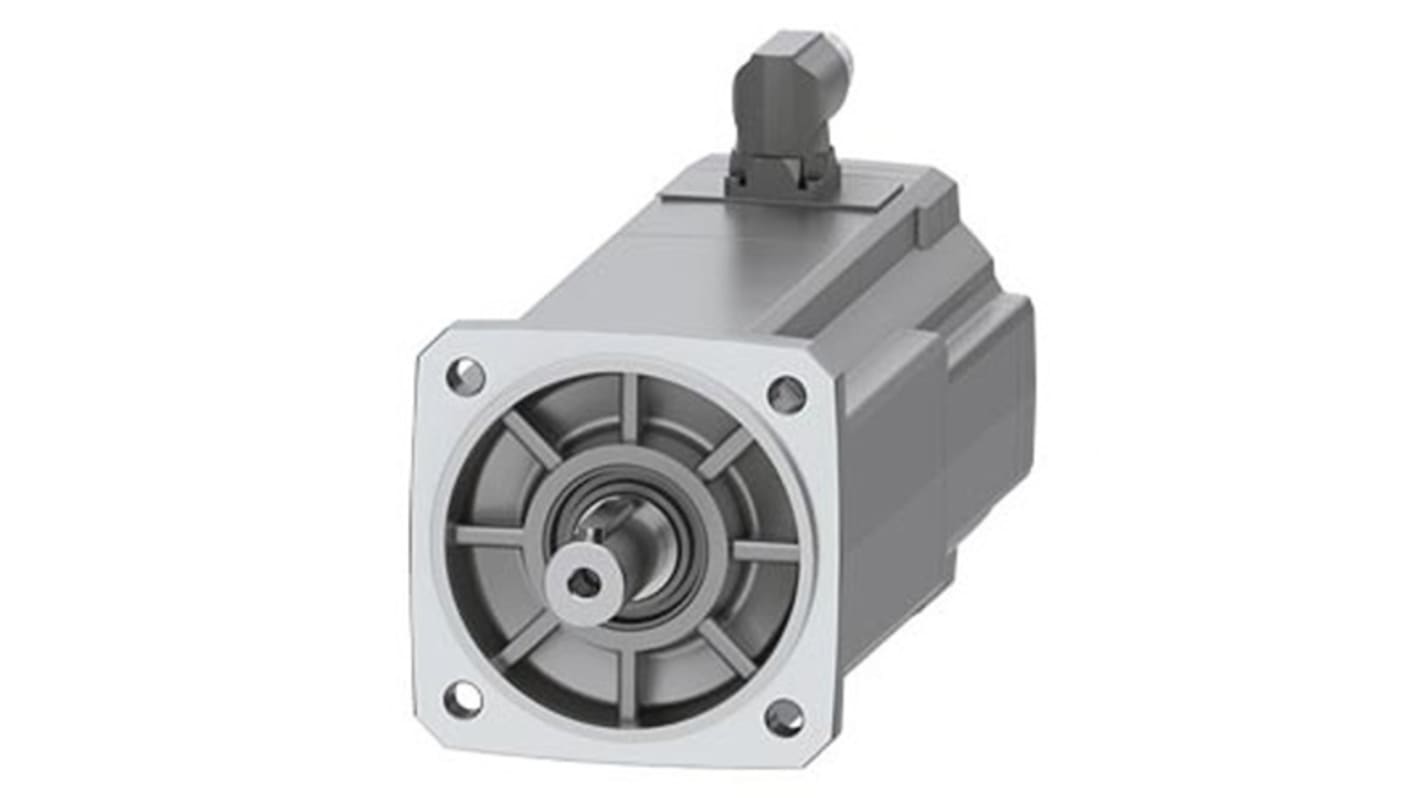 Servomotore Siemens 1FK2206-4AF11-1SA0, sincrono a magnete permanente, 2,85 kW, 36 Nm, 3000 giri/min, 400-480 V.