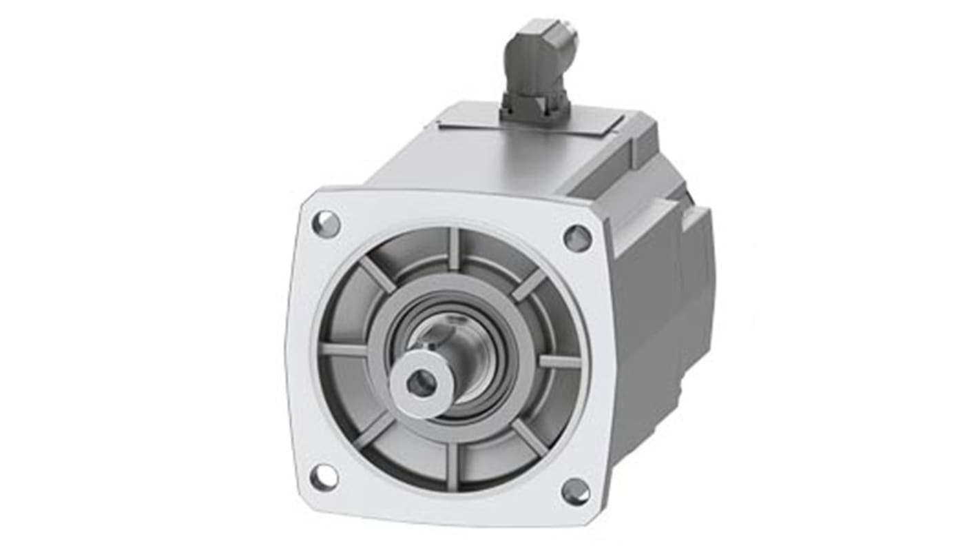 Servomotore Siemens 1FK2208-4AC00-1MA0, sincrono a magnete permanente, 3,55 kW, 66 Nm, 2000 giri/min, diametro asta 32 mm.
