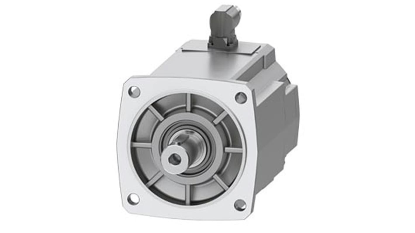 Servomotore Siemens 1FK2208-4AC01-1SA0, sincrono a magnete permanente, 3,55 kW, 66 Nm, 2000 giri/min, diametro asta 32 mm.