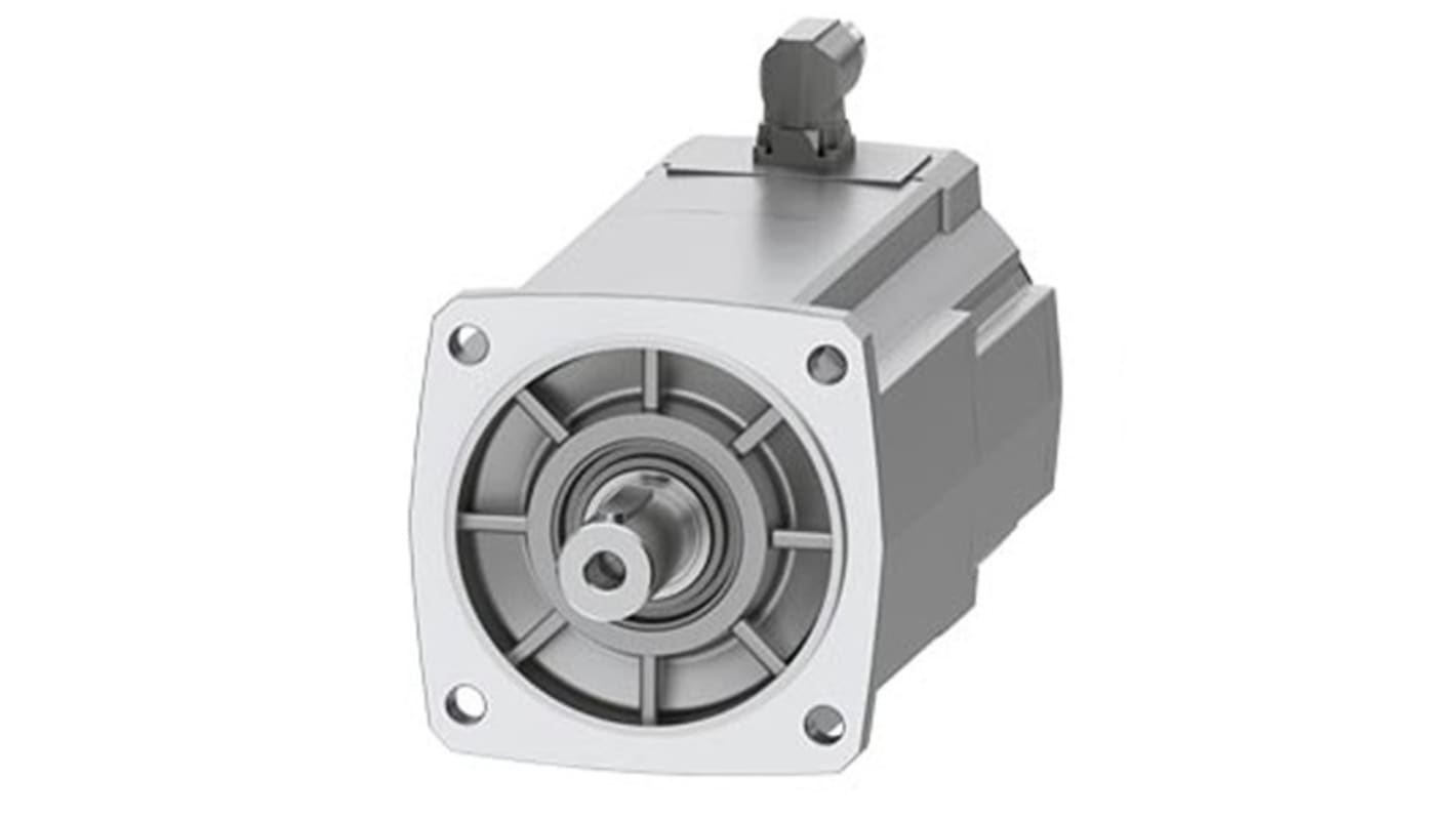 Servomotore Siemens 1FK2208-4AC10-1MA0, sincrono a magnete permanente, 3,55 kW, 66 Nm, 2000 giri/min, diametro asta 32 mm.