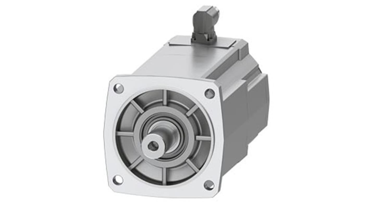 Servomotore Siemens 1FK2208-4AC11-0MA0, sincrono a magnete permanente, 3,55 kW, 66 Nm, 2000 giri/min, diametro asta 32 mm.