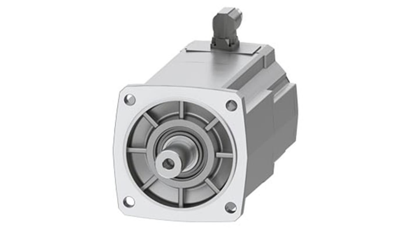 Servomotore Siemens 1FK2208-4AC11-0SA0, sincrono a magnete permanente, 3,55 kW, 66 Nm, 2000 giri/min, 32 mm di diametro.