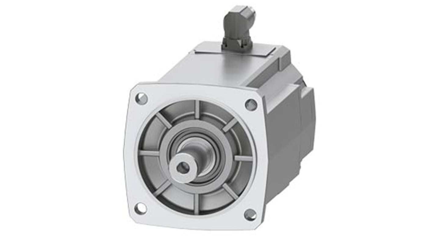 Servomotore Siemens 1FK2208-5AC01-0SA0, motore sincrono 4 kW, coppia massima 80 Nm, 2000 giri/min, alimentazione 400-480 V.