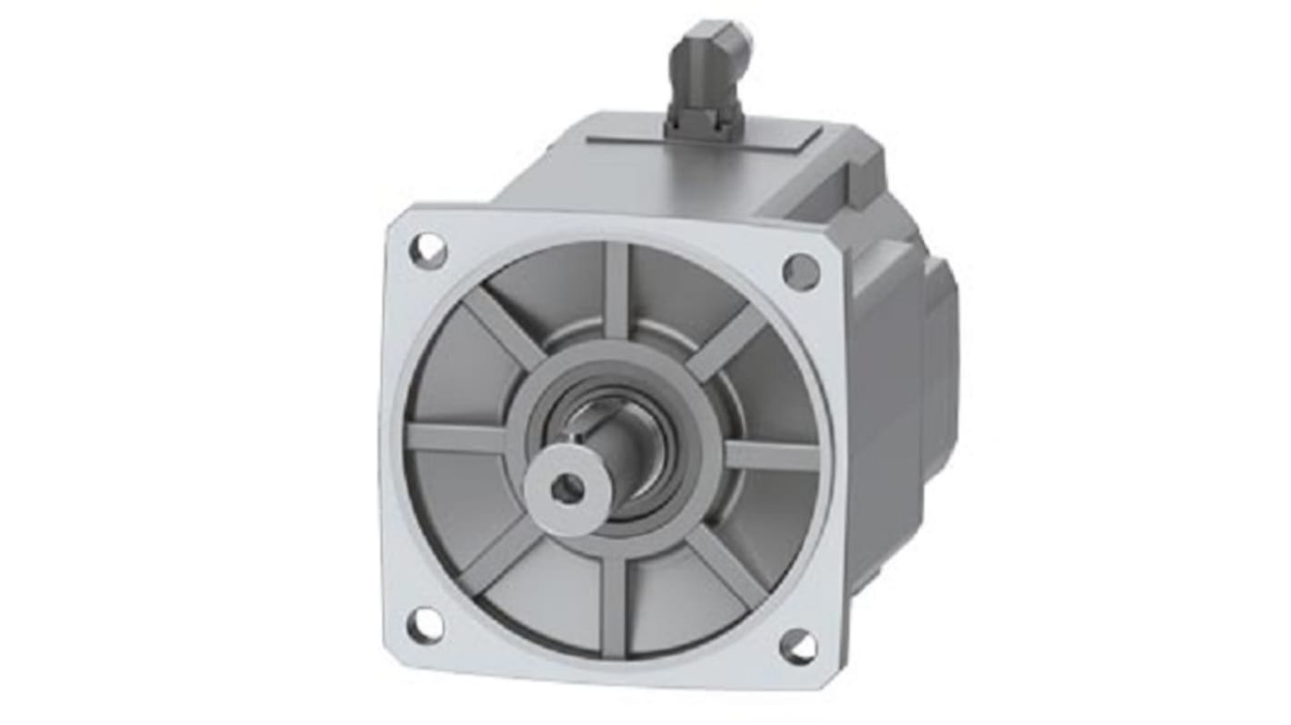 Servomotore Siemens 1FK2210-3AB00-1SA0, motore sincrono 4,5 kW, coppia massima 90 Nm, 1500 giri/min, raffreddamento naturale.