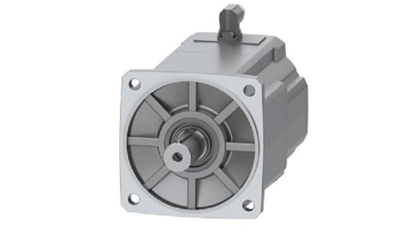 Servomotore Siemens 1FK2210-3AC10-1MA0, motore sincrono 5,5 kW, coppia massima 90 Nm, 2000 giri/min, raffreddamento naturale.