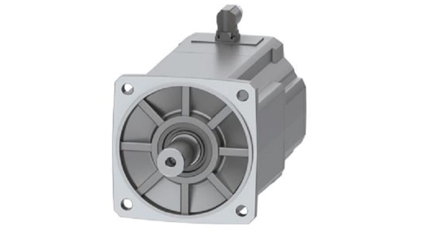 Servomotore Siemens 1FK2210-4AB11-0MA0, motore sincrono 5,4 kW, coppia massima 120 Nm, 1500 giri/min, alimentazione 400-480 V.