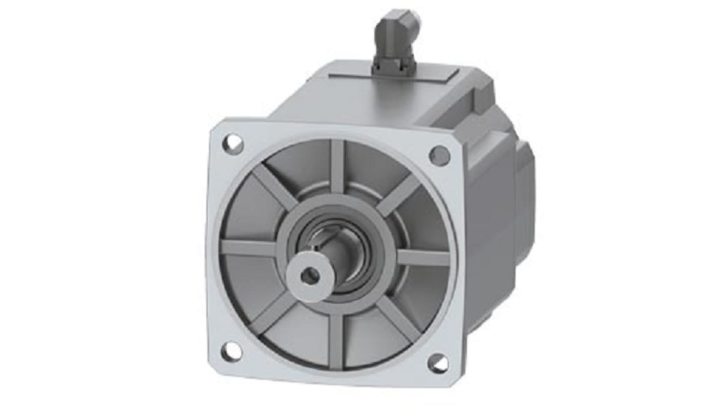 Servomotore Siemens 1FK2210-4AC01-1MA0, motore sincrono 6,4 kW, coppia massima 120 Nm, 2000 giri/min, alimentazione 400-480 V.