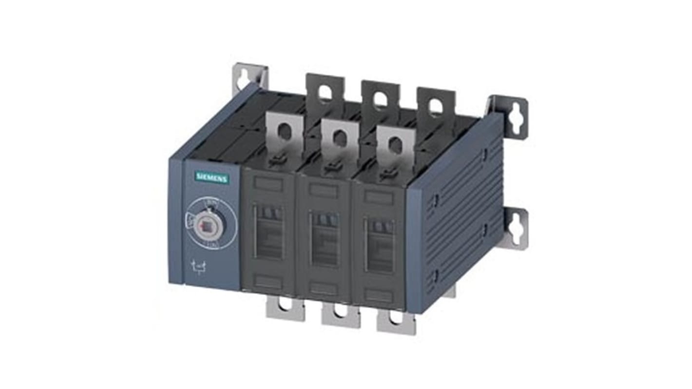 Contatto ausiliario sezionatore Siemens 3KC0336-0PE00-0AA0, 12 NC e 12 NA, azionamento manuale, design senza leva.