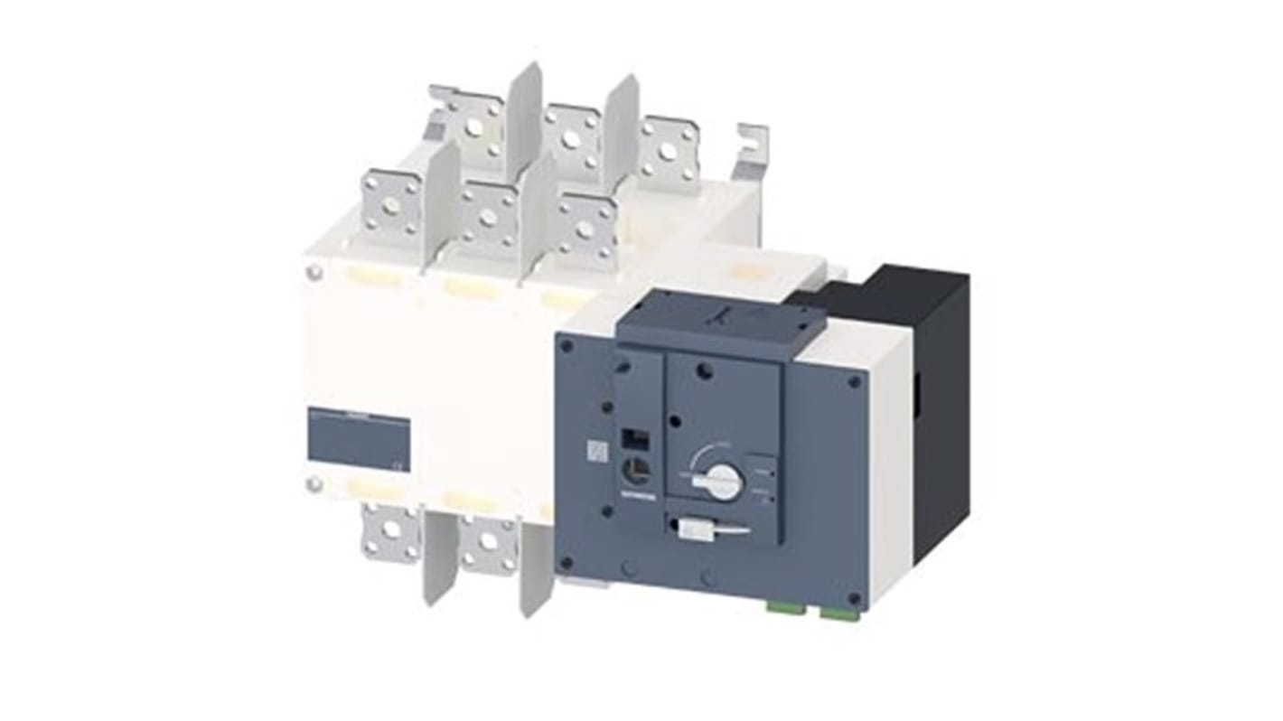 Contatto ausiliario sezionatore Siemens 3KC4350-0FA21-0AA3, 3 NA e 4 CO, azionamento remoto, meccanismo motorizzato.