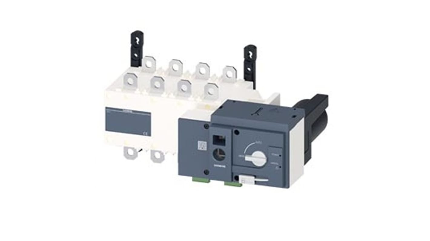 Contatto ausiliario sezionatore Siemens 3KC4438-0CA21-0AA3, 3 NA e 4 CO, azionamento remoto, approvato EAC.