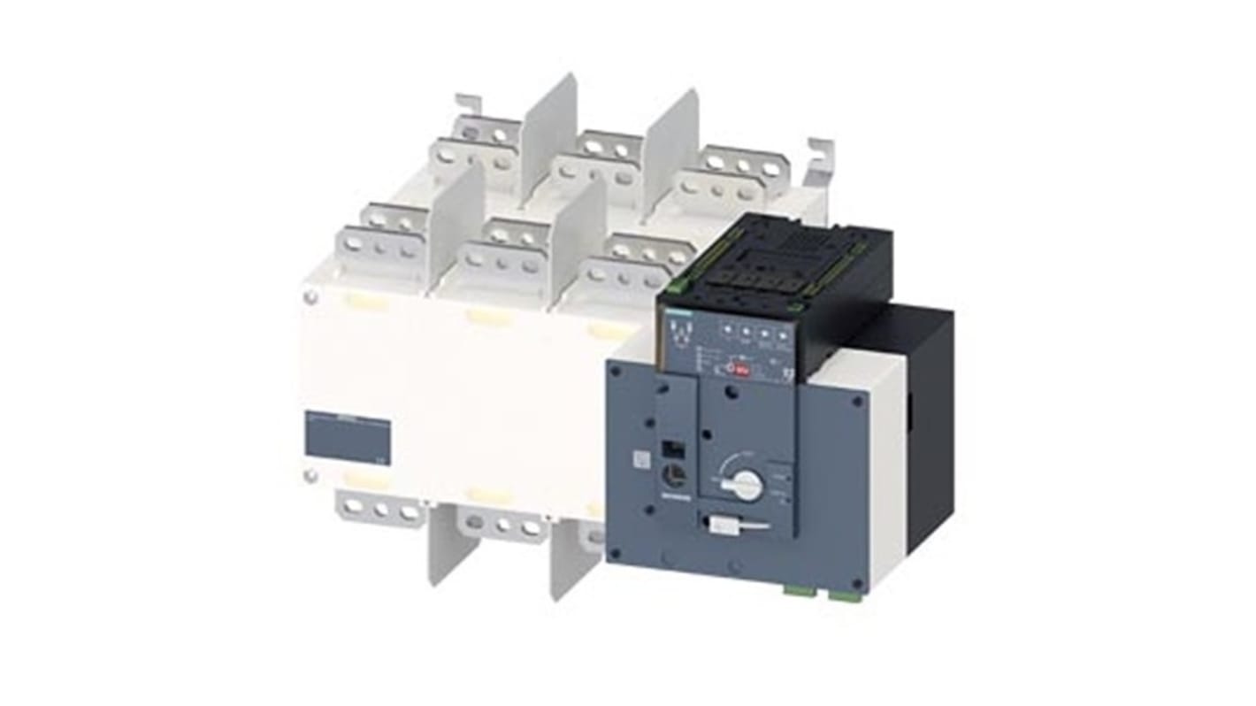 Siemens contatto ausiliario motorizzato 3KC8358-0JA22-0GA3, 3 NA e 4 CO, per sezionatori e interruttori di manutenzione.