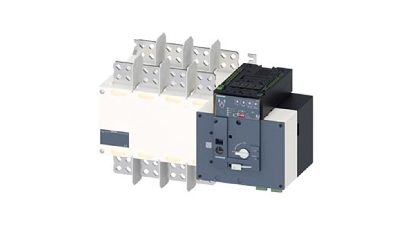 Contatto ausiliario motorizzato Siemens 3KC8452-0GA22-0GA3, 3 NA e 4 CO, per dispositivi di commutazione 3KC.