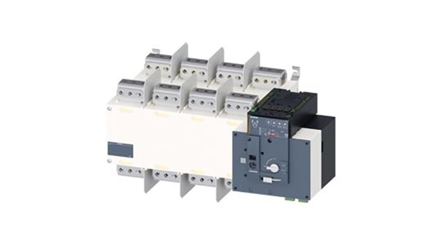 Contatto ausiliario motorizzato Siemens 3KC8460-0JA22-0GA3, 3 NA e 4 CO, per dispositivi di commutazione 3KC.