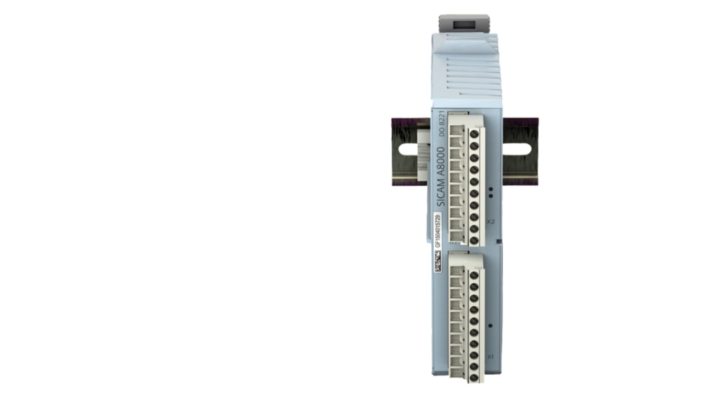 Modulo I/O Siemens 6MF2822-1AA00, uscita digitale per PLC, montaggio su guida, classe di protezione IP40.