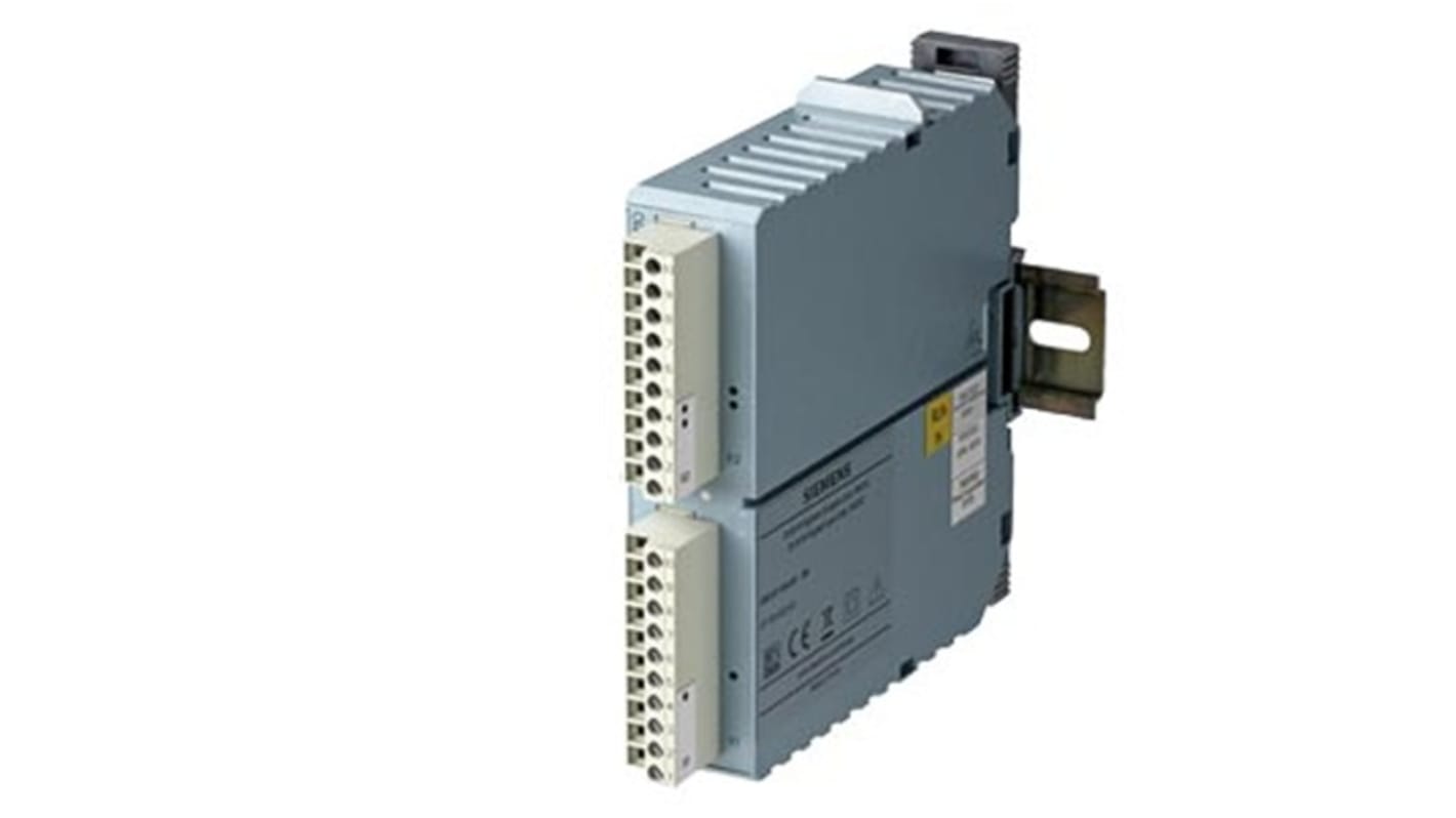 Modulo I/O analogico Siemens 6MF2851-0AA00 per PLC, montaggio su guida standard, contenitore plastico, classe di protezione IP40.