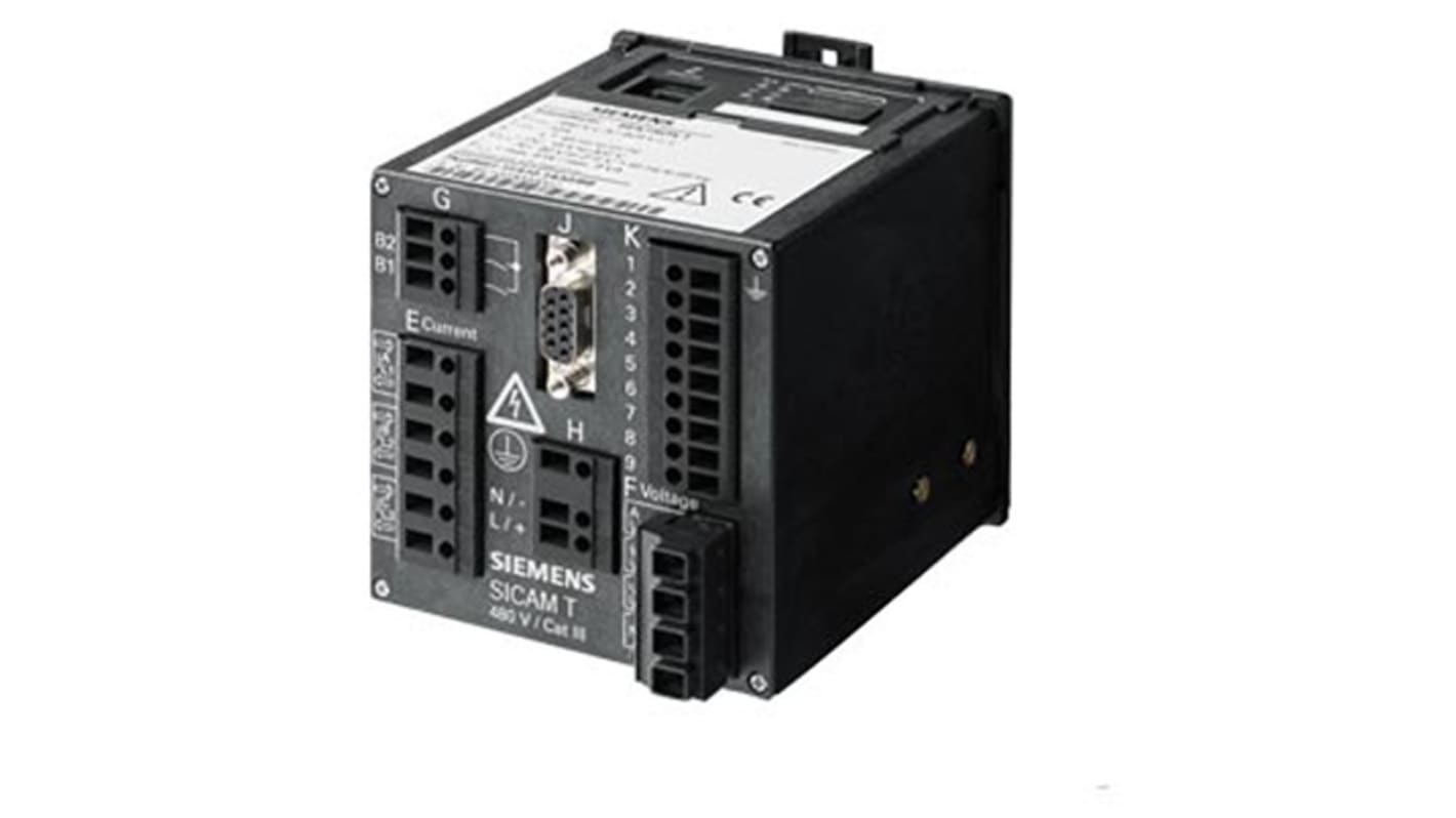 Modulo trasmettitore remoto Siemens 7KG9661-1FA10-1AA0, montaggio su guida, protezione IP20, uscita analogica e digitale.