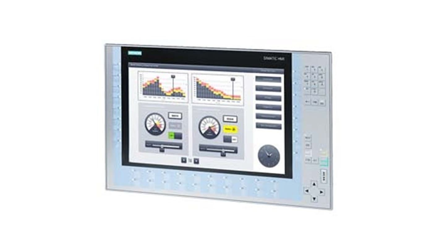 Pannello HMI Siemens KP1500 Comfort, 15,4" TFT, risoluzione 1280x800, protezione IP65, codice 6AV2124-1QC02-0AX2.