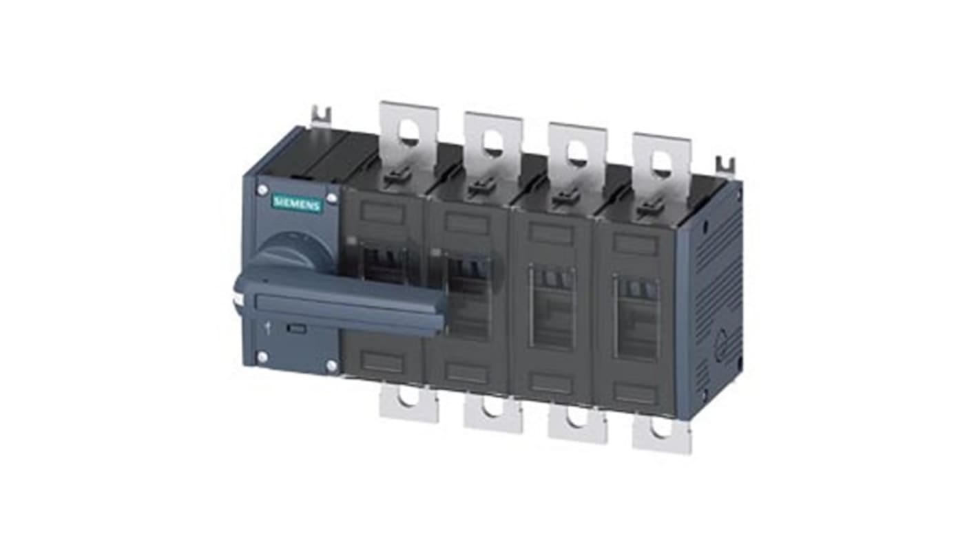 Sezionatore interruttore Siemens 4 poli, 200A, tipo fisso, protezione IP20, adatto per interruttore principale. Codice 3KD3642-0PE10-0.