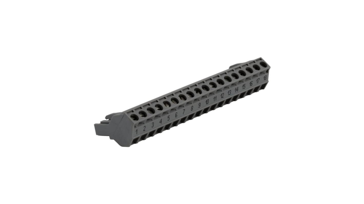Morsetto a vite Schneider Electric 170XTS00100 per collegamenti sicuri da 1 x 2,5 mm² a 2 x 1,5 mm². Kit con 3 connettori, RoHS compliant.