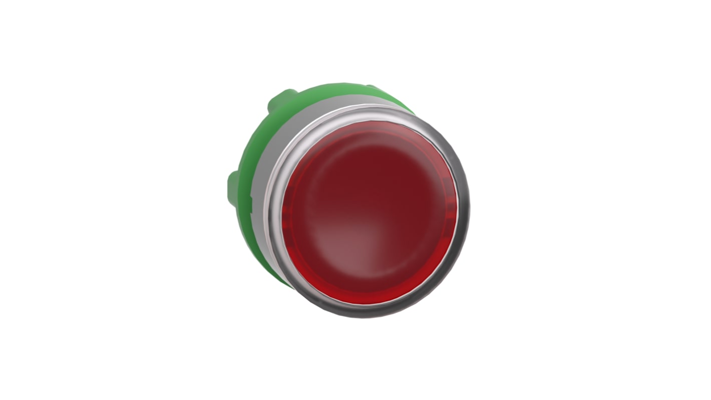 Attuatore pulsante Schneider Electric serie Harmony XB5, rosso, ritorno a molla, diametro foro 22mm, IP66/IP67.
