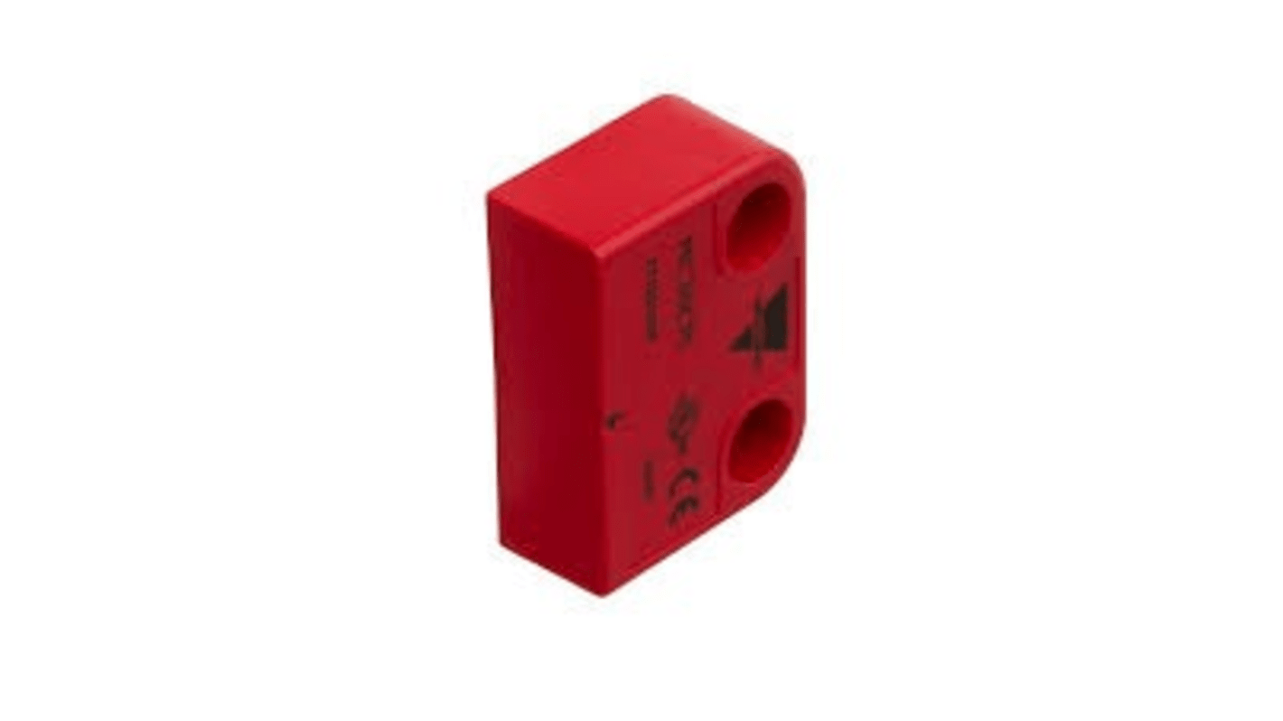 Attuatore magnetico di sicurezza Carlo Gavazzi MC36CM, contenitore plastico, grado di protezione IP69K, idoneo per porte di sicurezza fino a categoria 4.