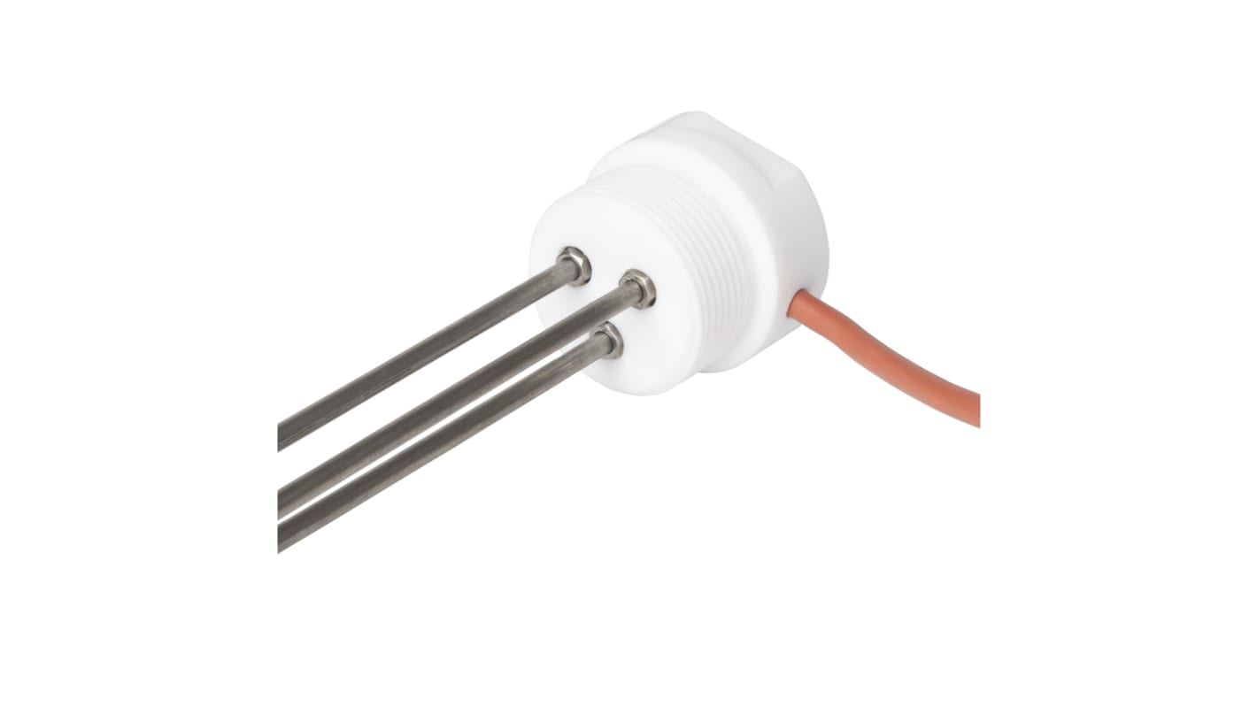 Sonda di livello Carlo Gavazzi VTI2, montaggio filettato, per liquidi conduttivi, corpo in acciaio inox, cavo 1m.