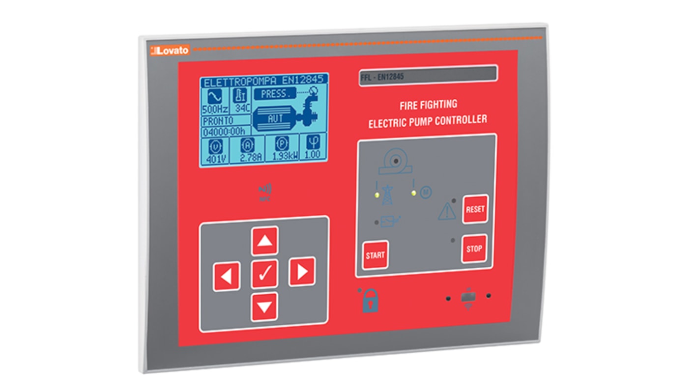 Controller per motori Lovato FFL700EP, configurabile, 1 fase, 600 V c.a., montaggio a filo, grado di protezione IP65.