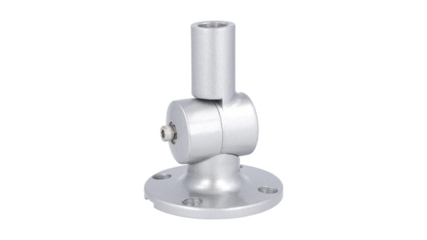 Base di fissaggio Lovato LTN50BM3 in metallo, per montaggio a parete o su superficie orizzontale, colore argento, conforme a IEC/EN/BS 60947-1.