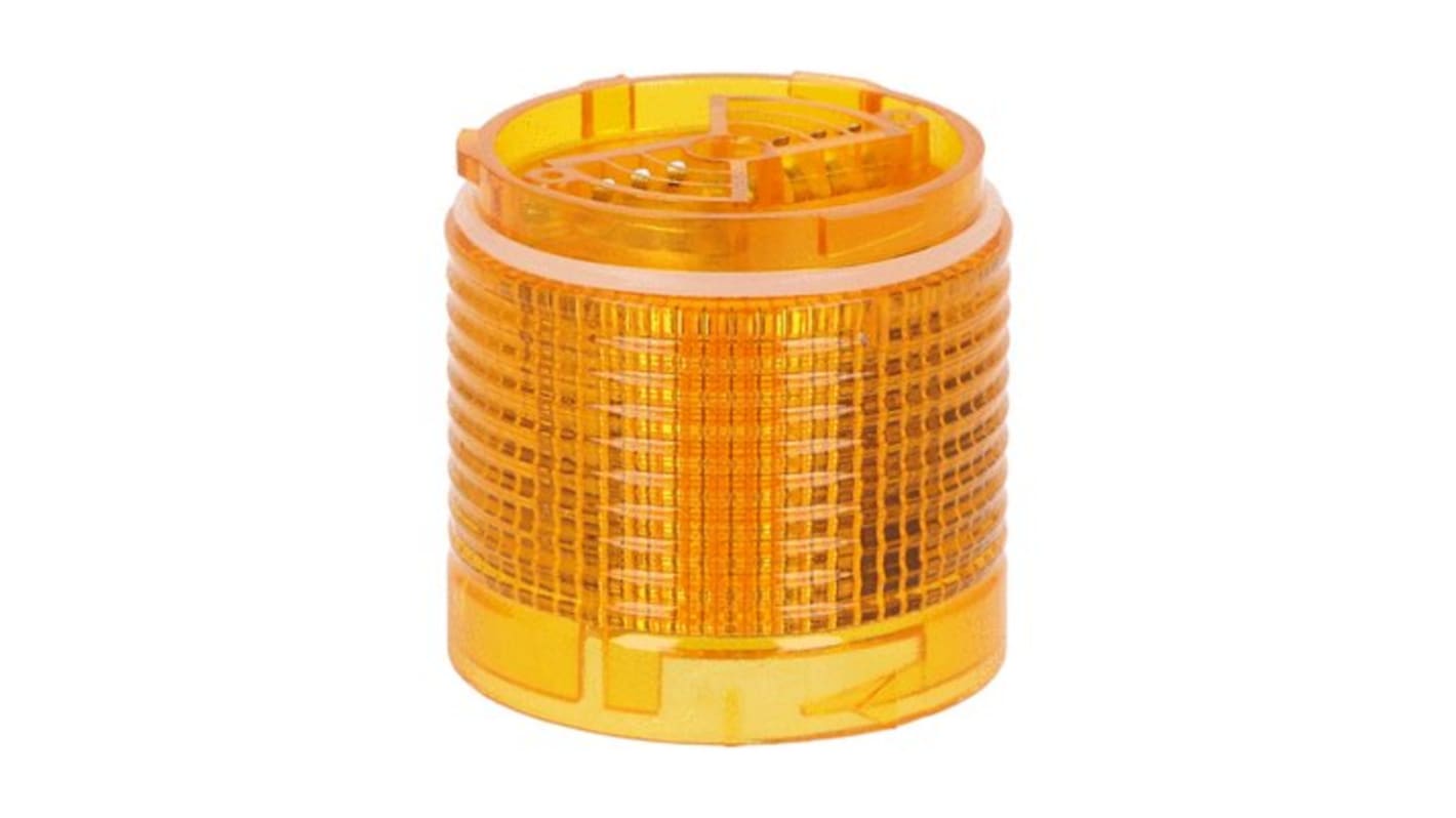 Torretta di segnalazione Lovato LTN50ML1, diametro 50 mm, LED arancione, IP65, temperatura -30/+50 gradi.