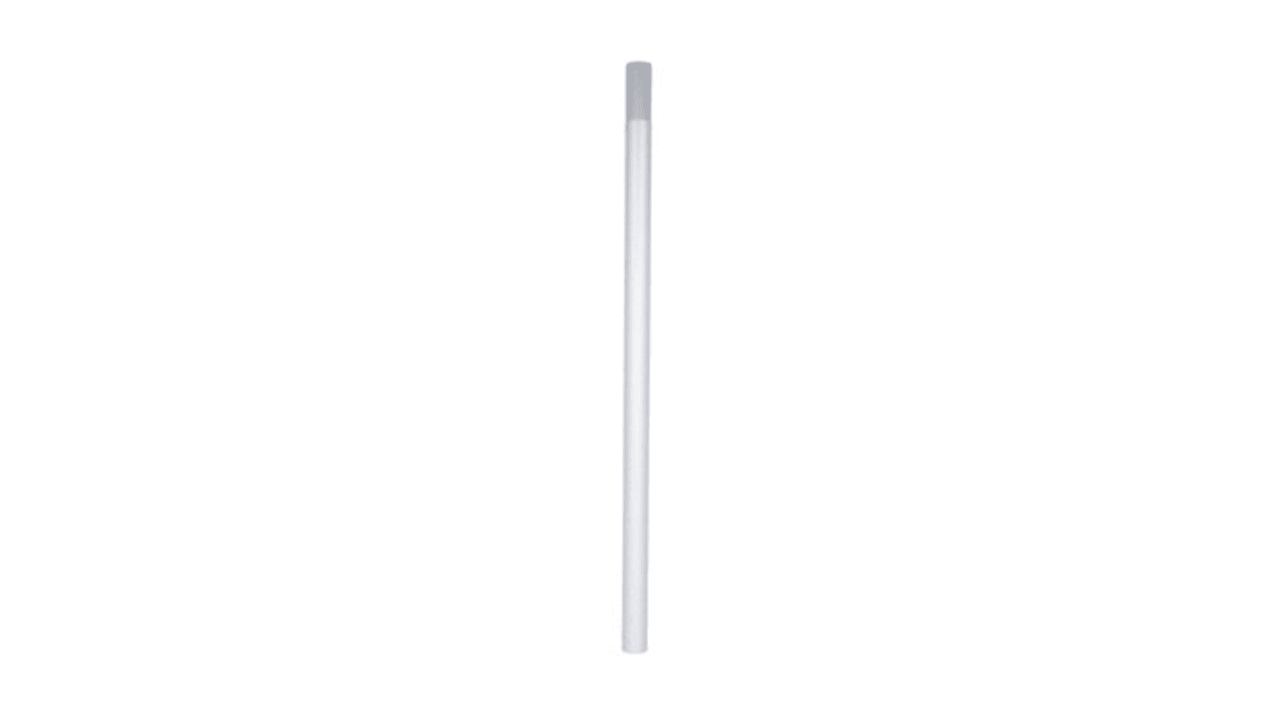 Tubo di prolunga Lovato LTN50P400T, diametro 50 mm, in metallo bianco, estremità filettata, per torre di segnalazione.
