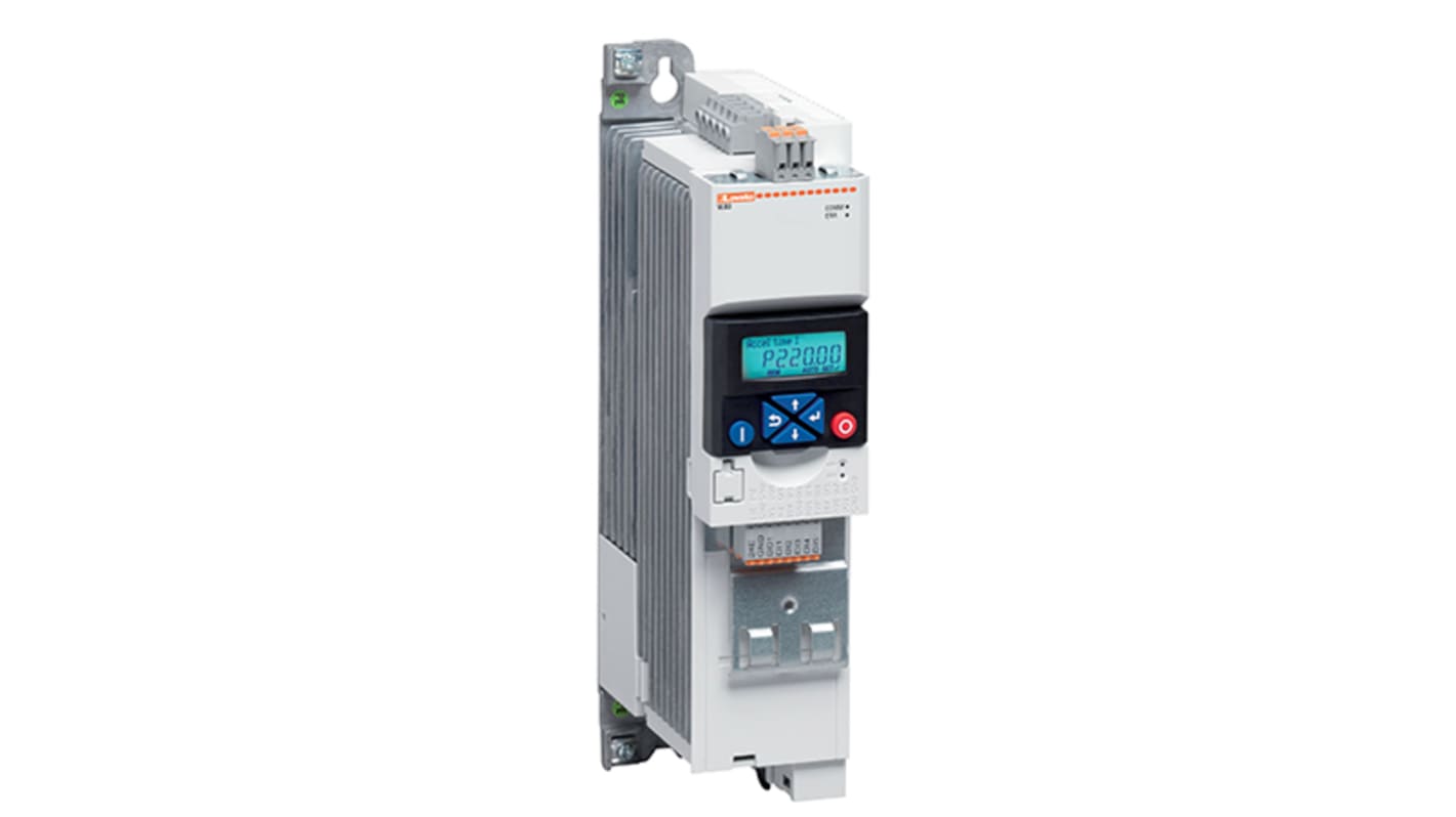 Avviatore a velocità variabile Lovato VLB30040A480, potenza 4 kW, 400-480 V, 9,5 A, con controllo vettoriale e RS485.