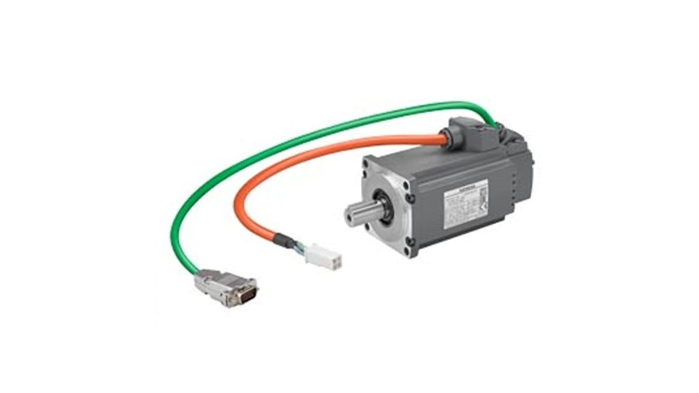 Servomotore Sincrono Siemens 1FL6032-2AF21-1LA1, potenza 0,2 kW, 230 V, montaggio a flangia, rotazione oraria.
