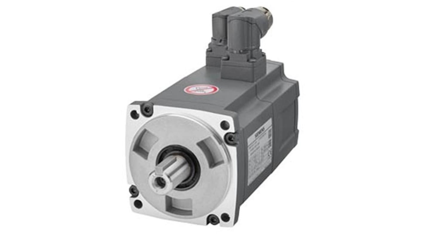 Servomotore sincrono Siemens 1FL6042-1AF61-2AA1, potenza 0,4 kW, montaggio a flangia, rotazione oraria, 400 V.